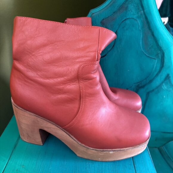 Charlotte Stone Paz in Sienna Clog Boot Size 10 - Picture 2 of 6